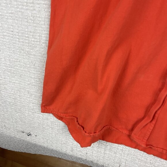 Y2K USA Biker Design Vest Mens L Orange Sleeveless Cut Off Bike Week 2007 - Picture 13 of 16